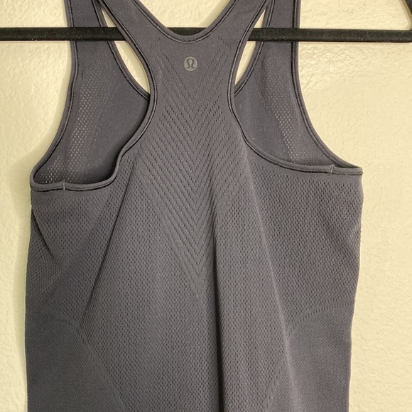 Lululemon racerback high neck black tank EUC - Picture 4 of 4